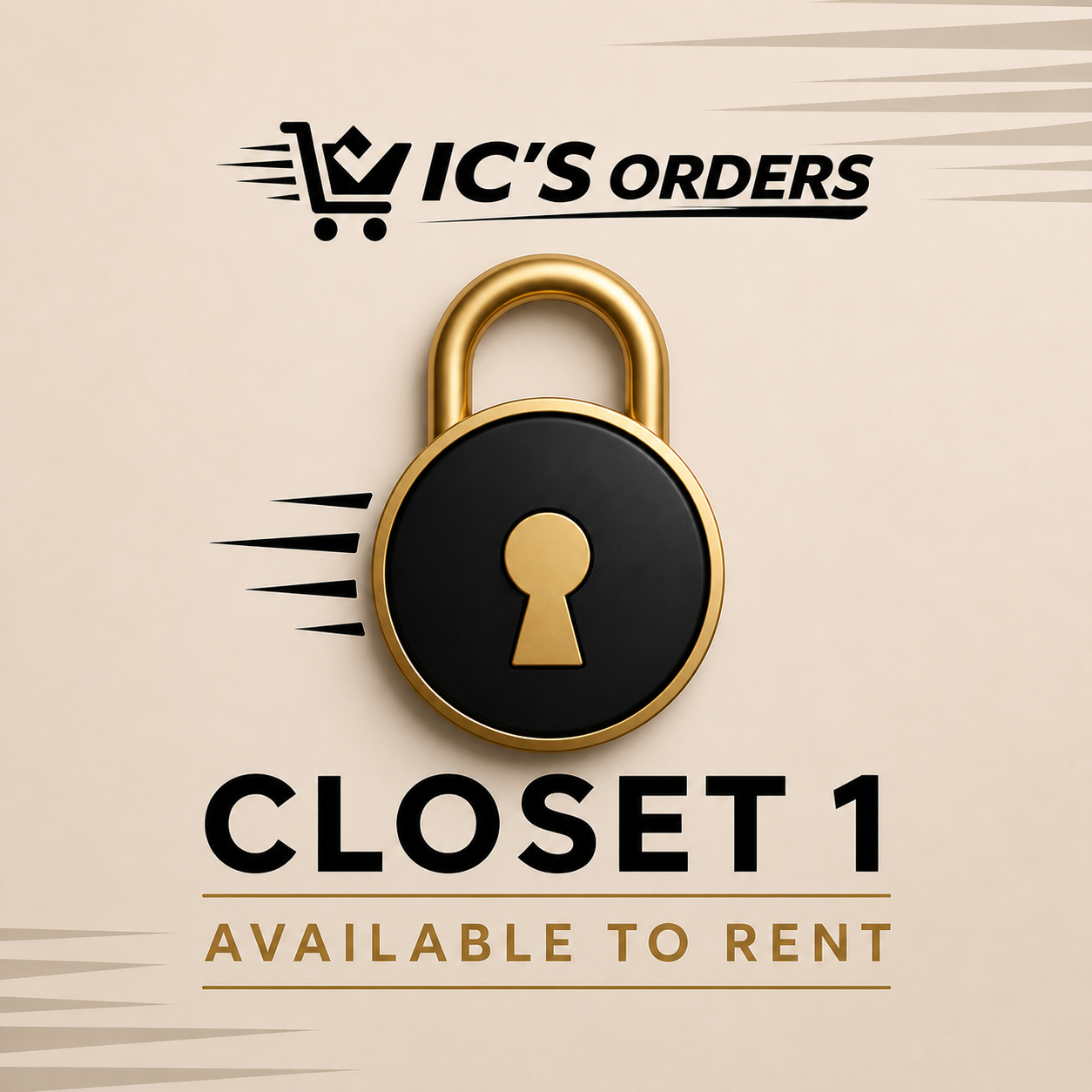🔒Closet 1 - Available to rent