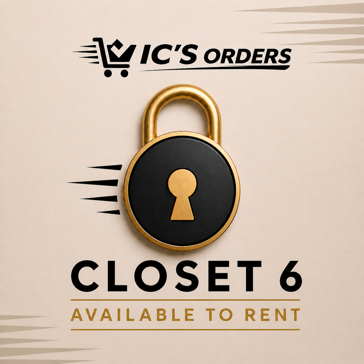 🔒Closet 6 - Available to rent