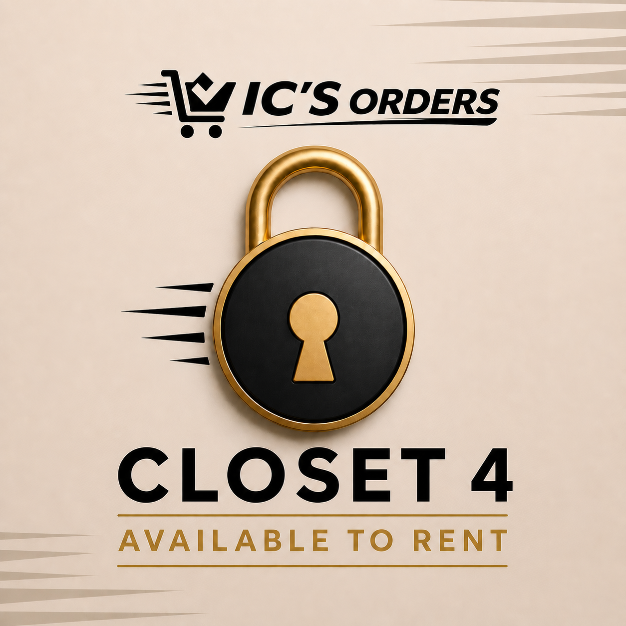 🔒Closet 4 - Available to rent