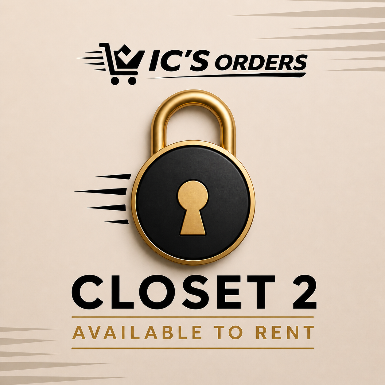 🔒Closet 2 - Available to rent