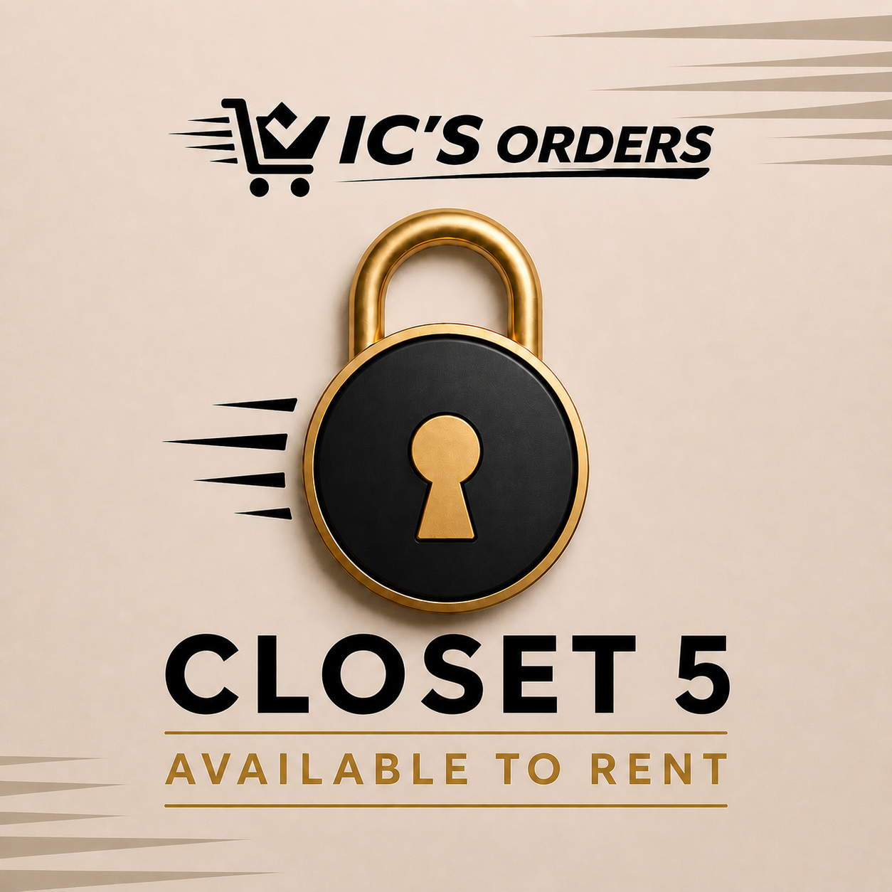 🔒Closet 5 - Available to rent
