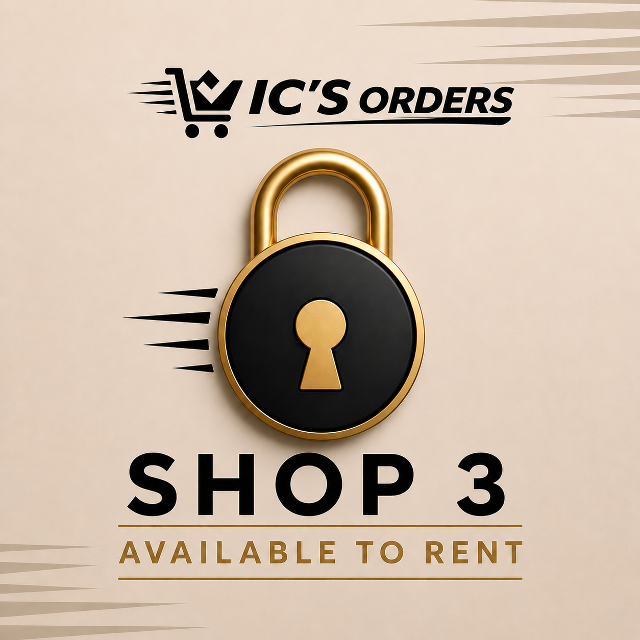 🔒Shop 3 - Available to rent
