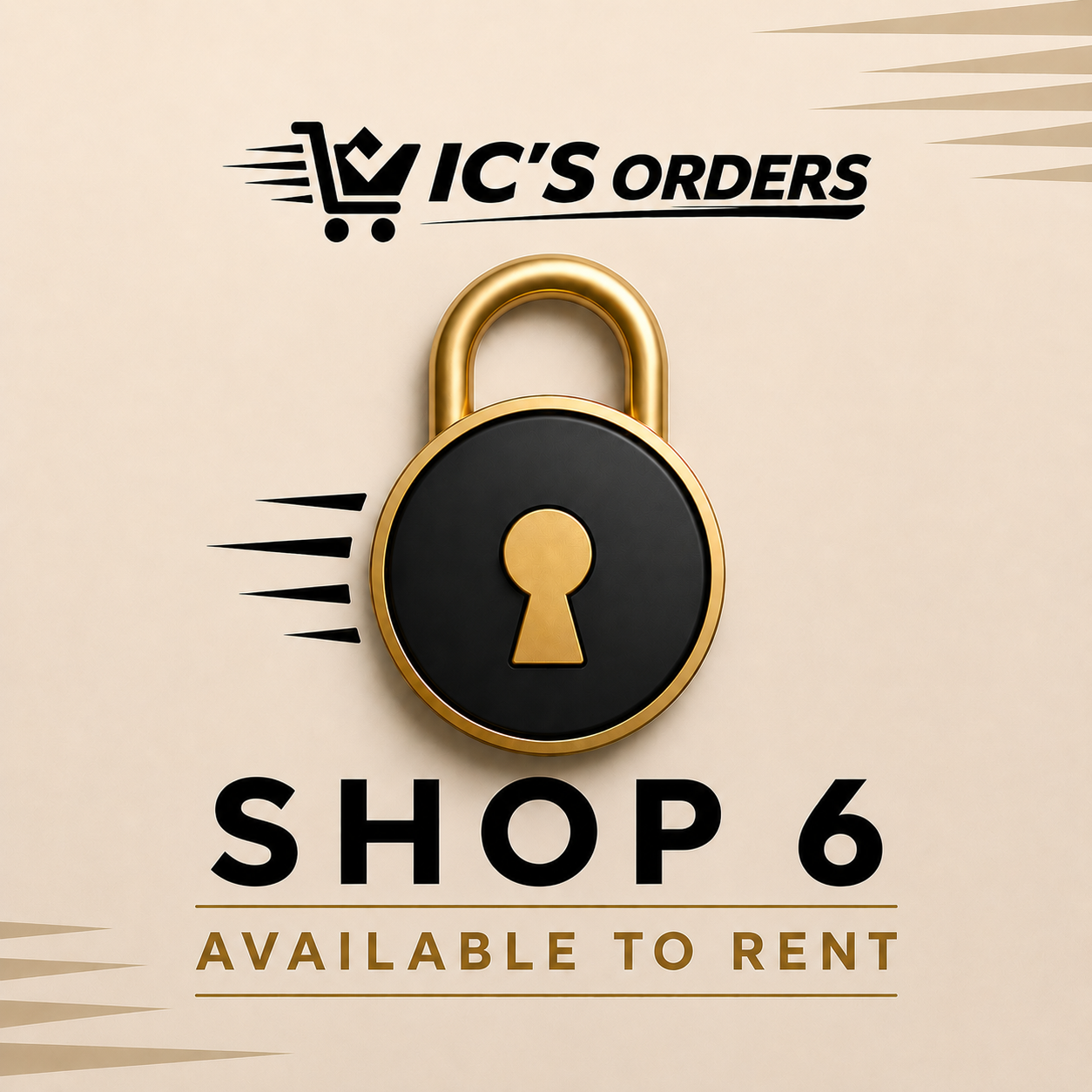 🔒Shop 6 - Available to rent